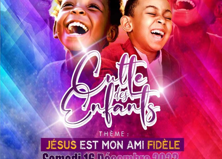 Des enfants rendant un culte à l’Eternel